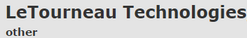 LeTourneau Technologies ƷƽB